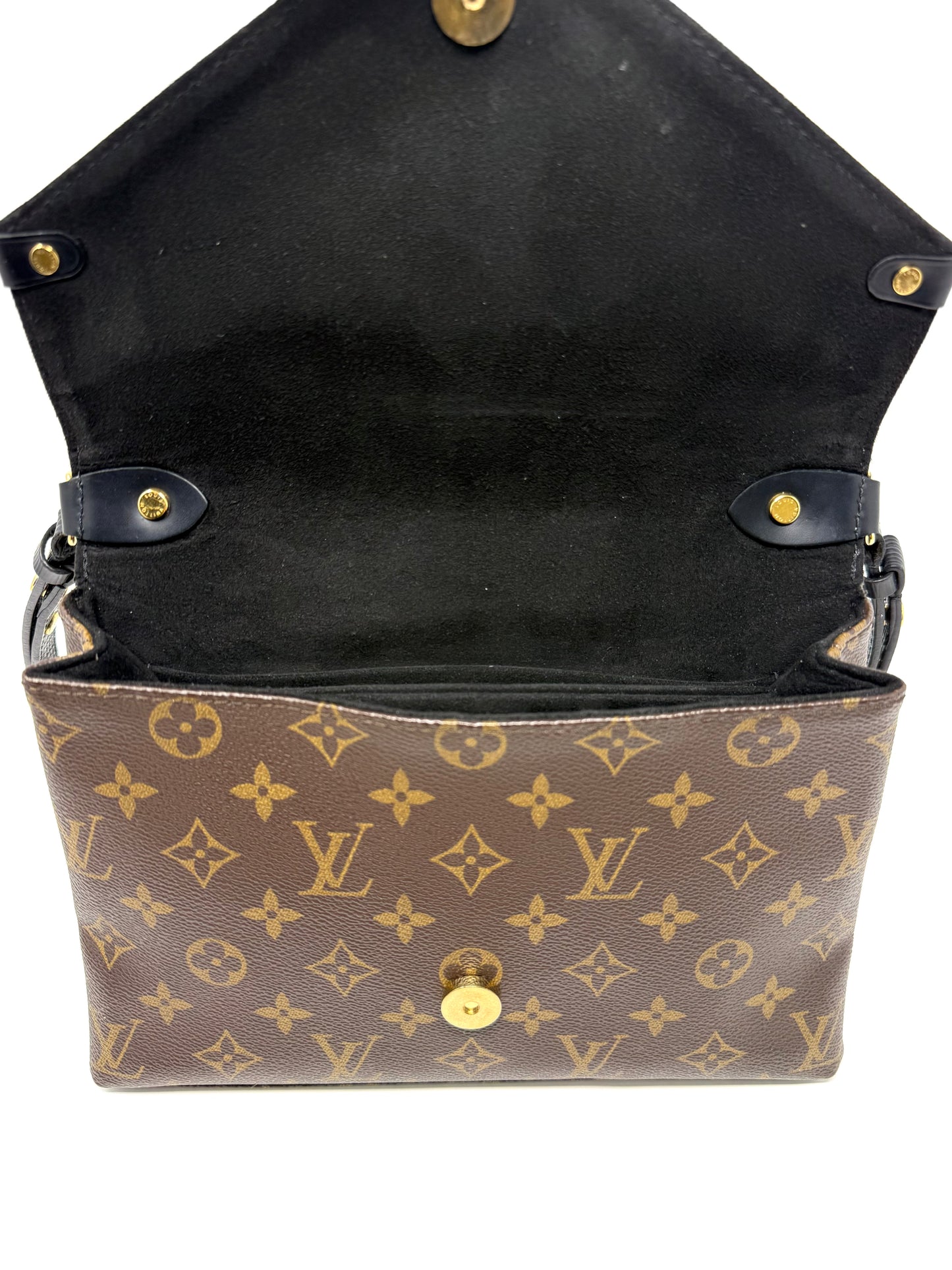 Saint Michel Bag Blak/Monogram Canvas - Louis Vuitton