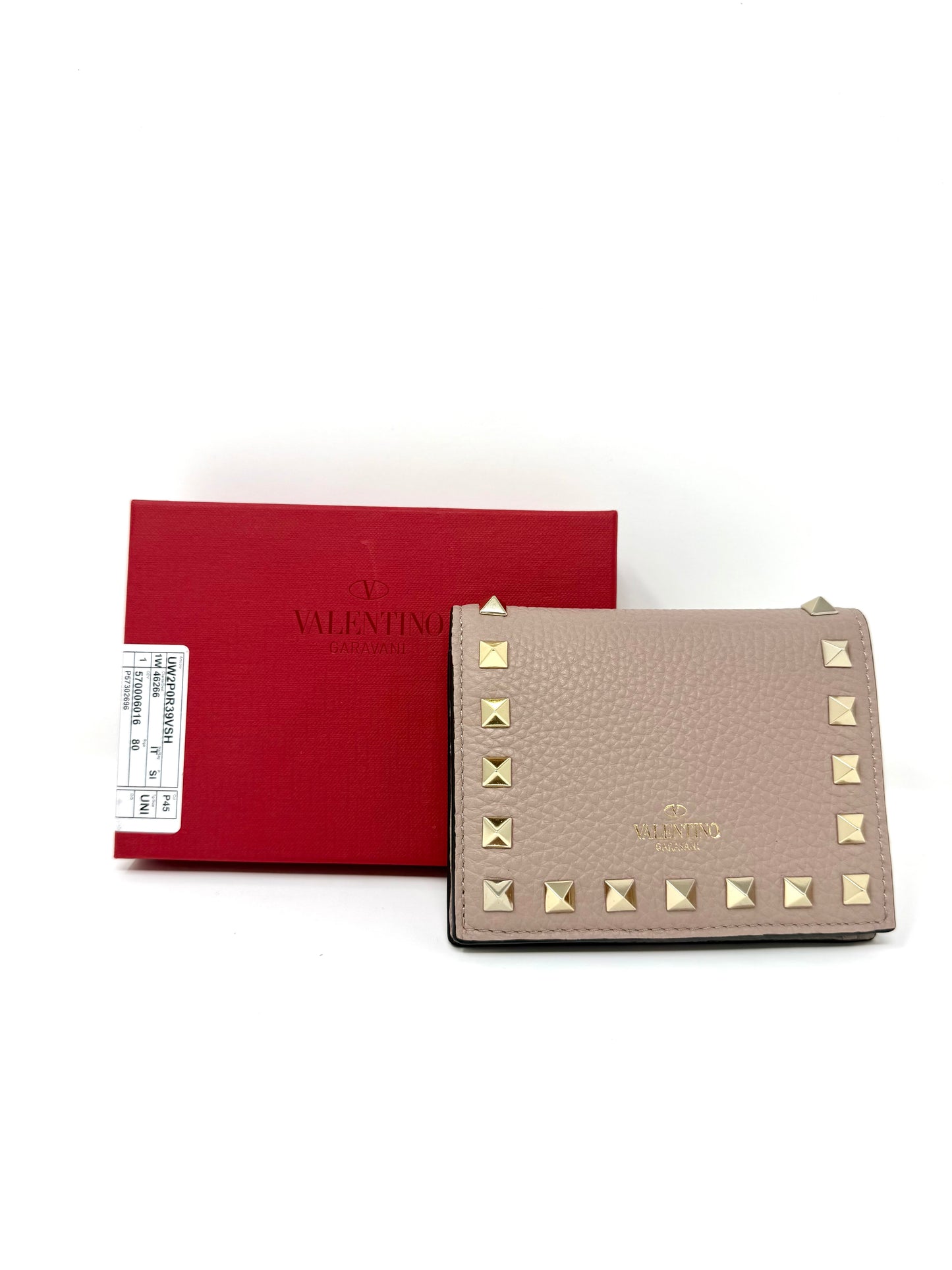 Rockstud Small Wallet Poudre - Valentino