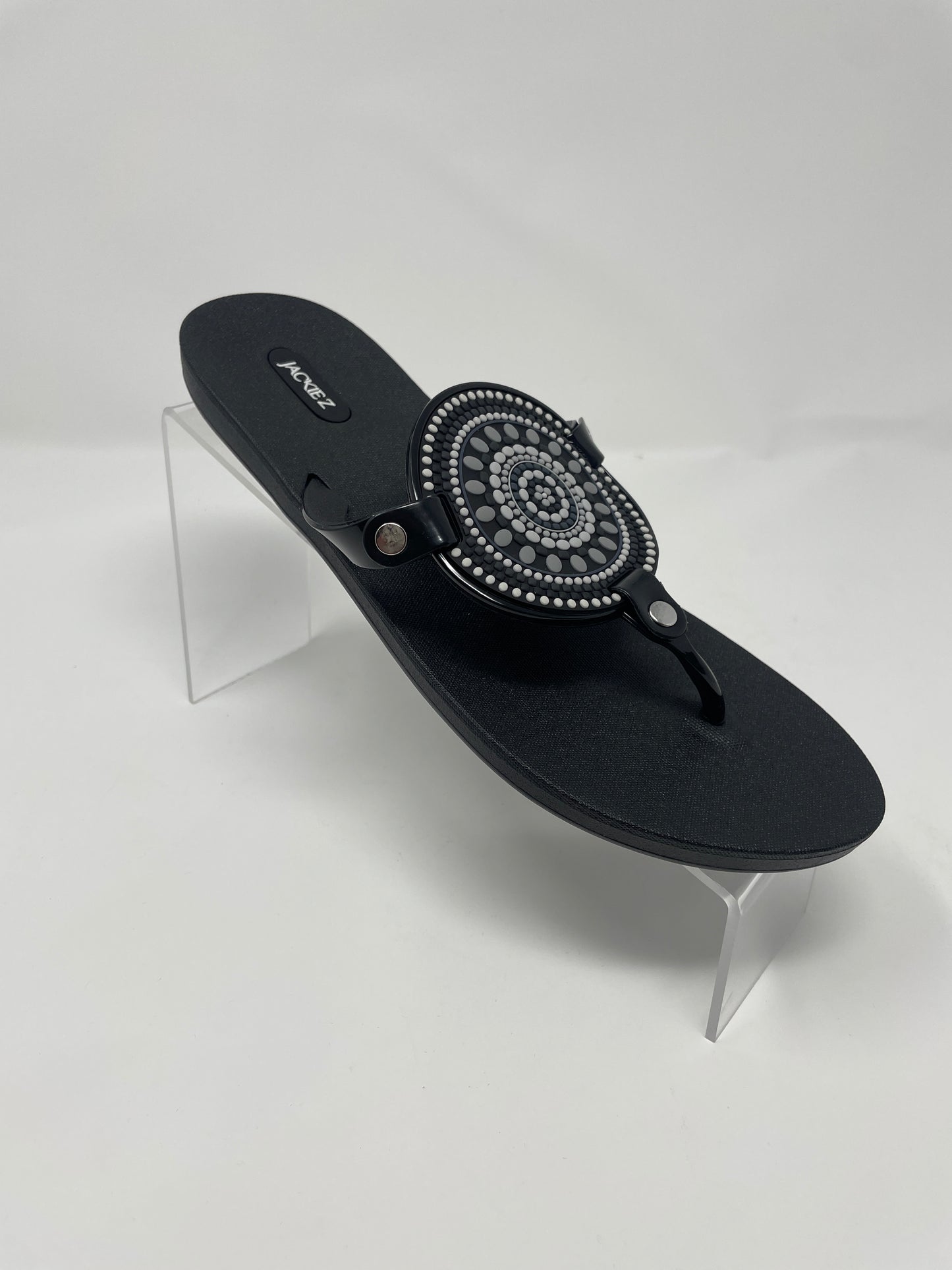 Solara Sandals Licorice - Jackie Z Style Co.