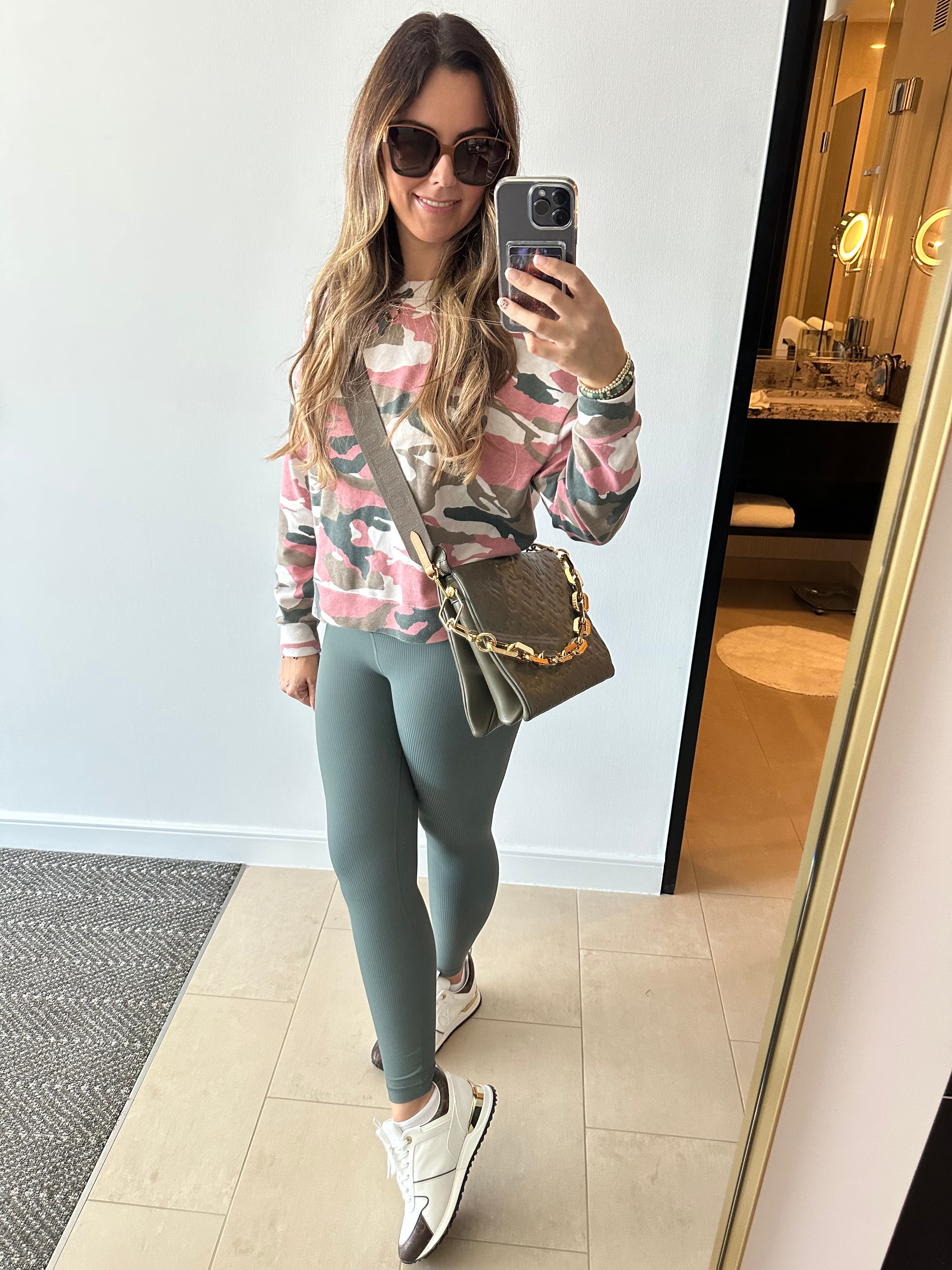 Monrow clearance camo sweatshirt