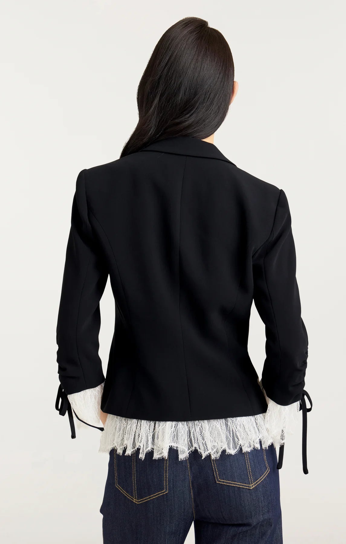 Le Petit Roxie Blazer Black/Ivory - Cinq à Sept