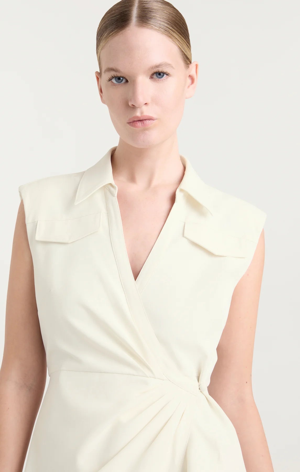 cinq a sept ivory dress Tumbling Flowers Samia Dress 12 / Ivory