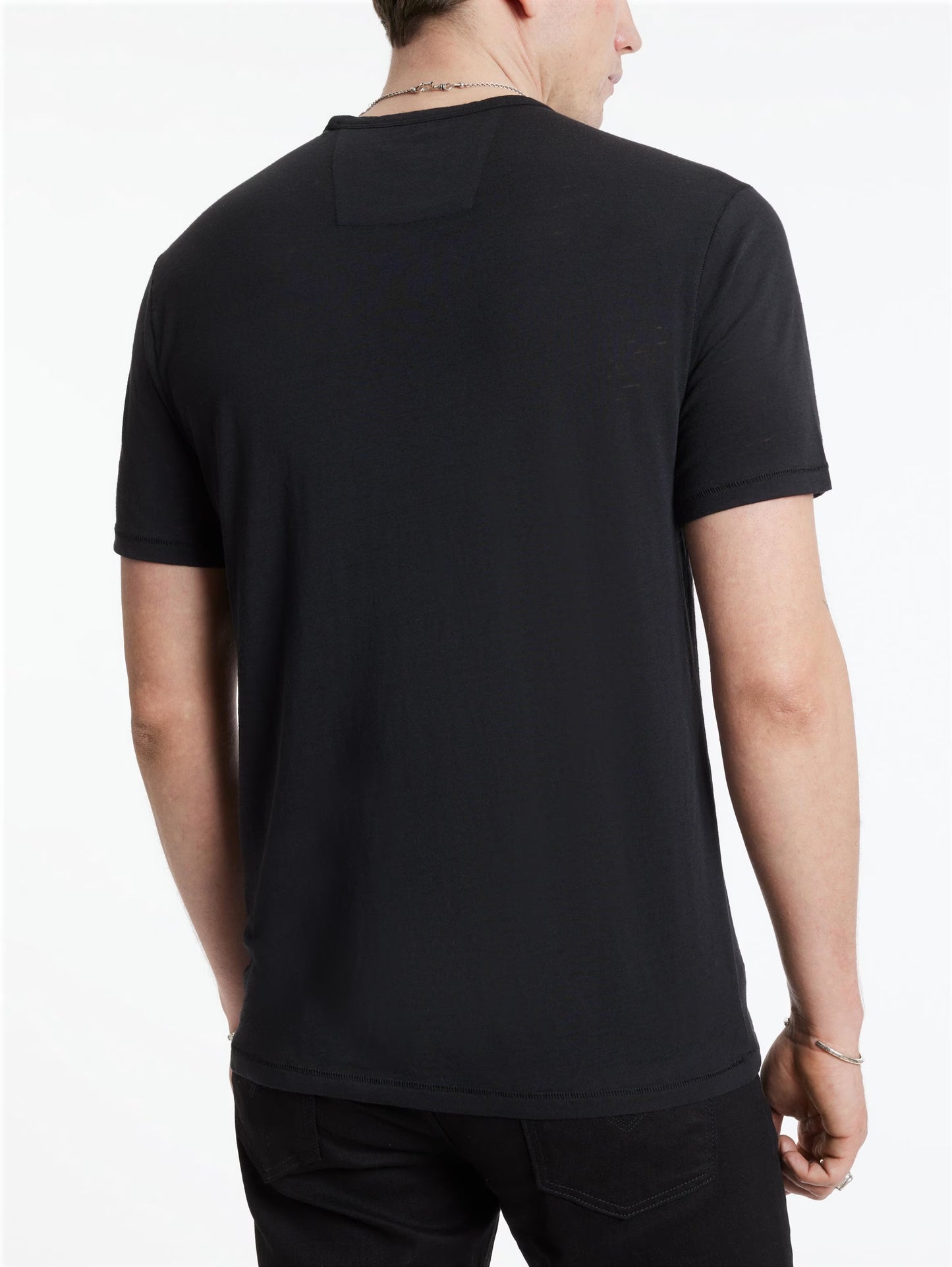 Bond Burnout T-Shirt Black - John Varvatos