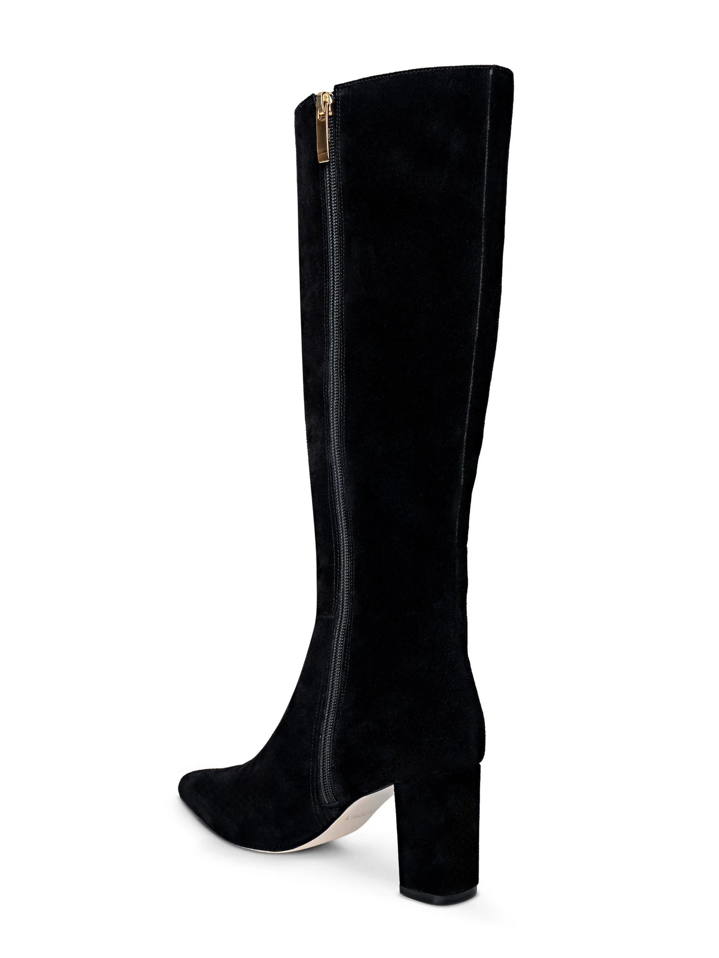 Octavie Knee-High Boot Black Suede - L'AGENCE