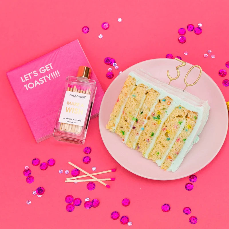 Let's Get Toasty Cocktail Napkins - Chez Gagne