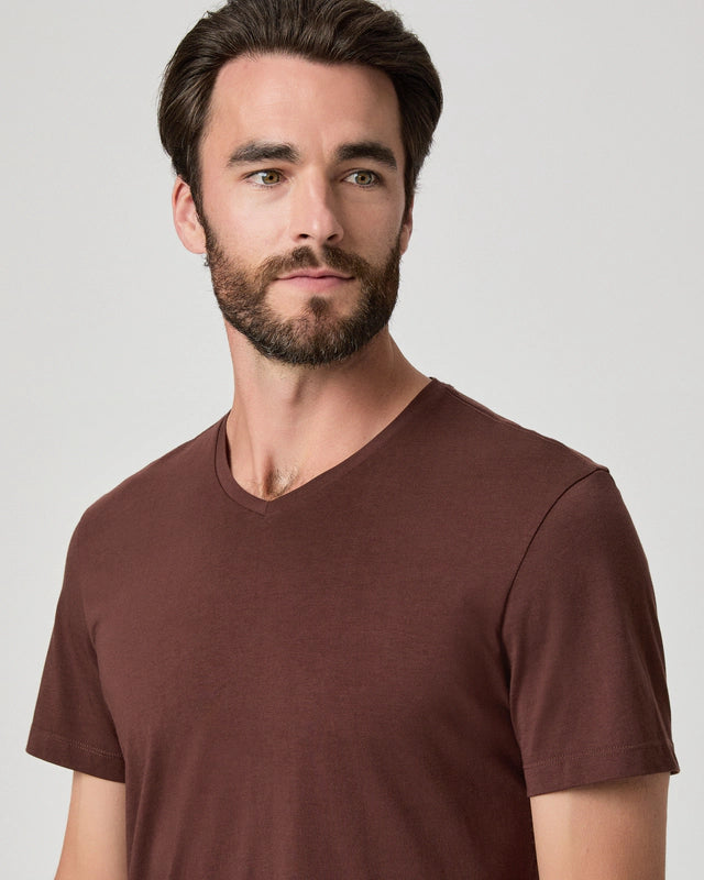 Restin V Neck Tee Malbec - Paige