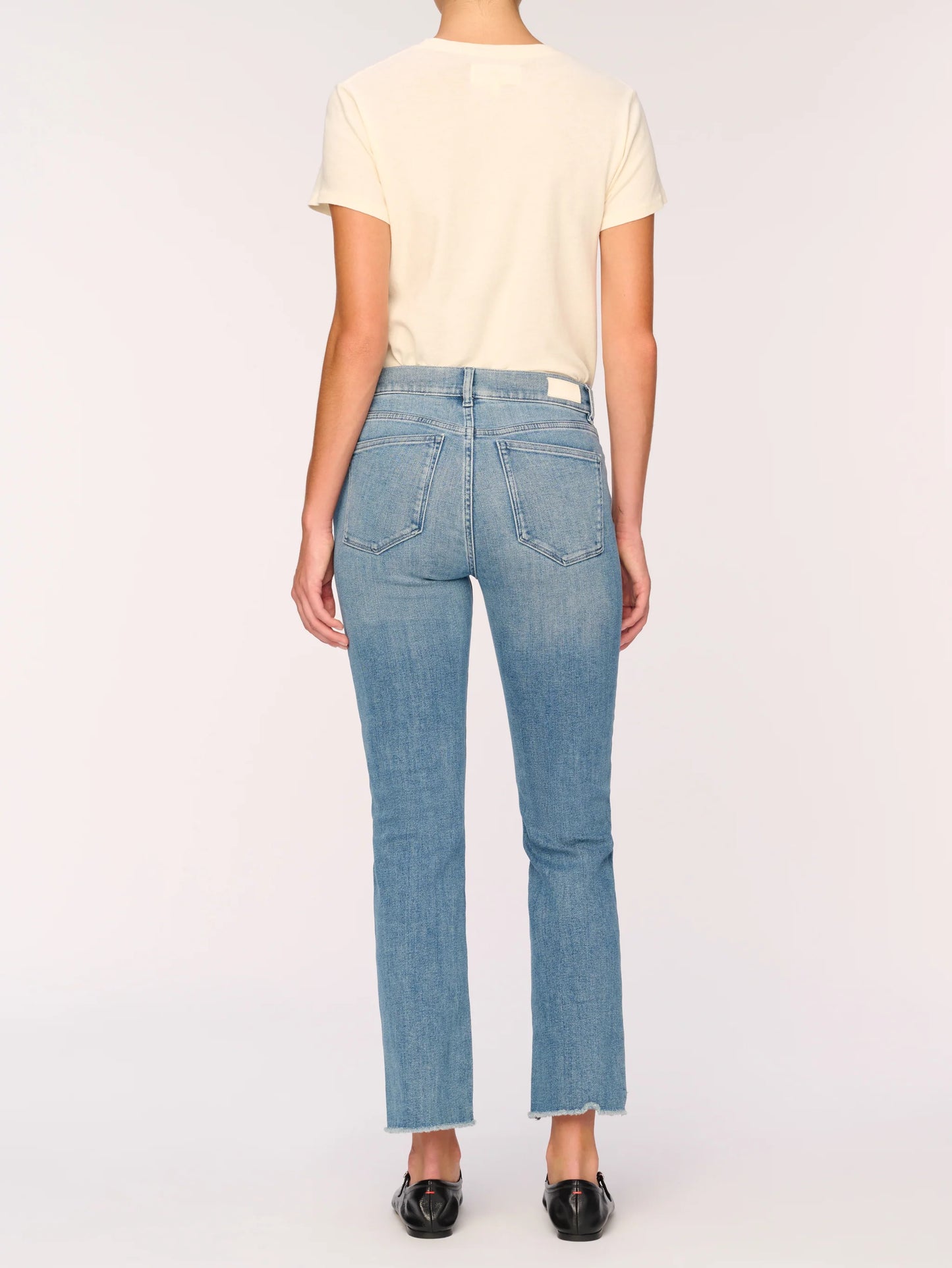 Mara Straight Mid Rise Instasculpt Ankle Blue Current - DL1961