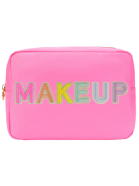 "Makeup" Large Pouch Bubblegum - Stoney Clover Lane