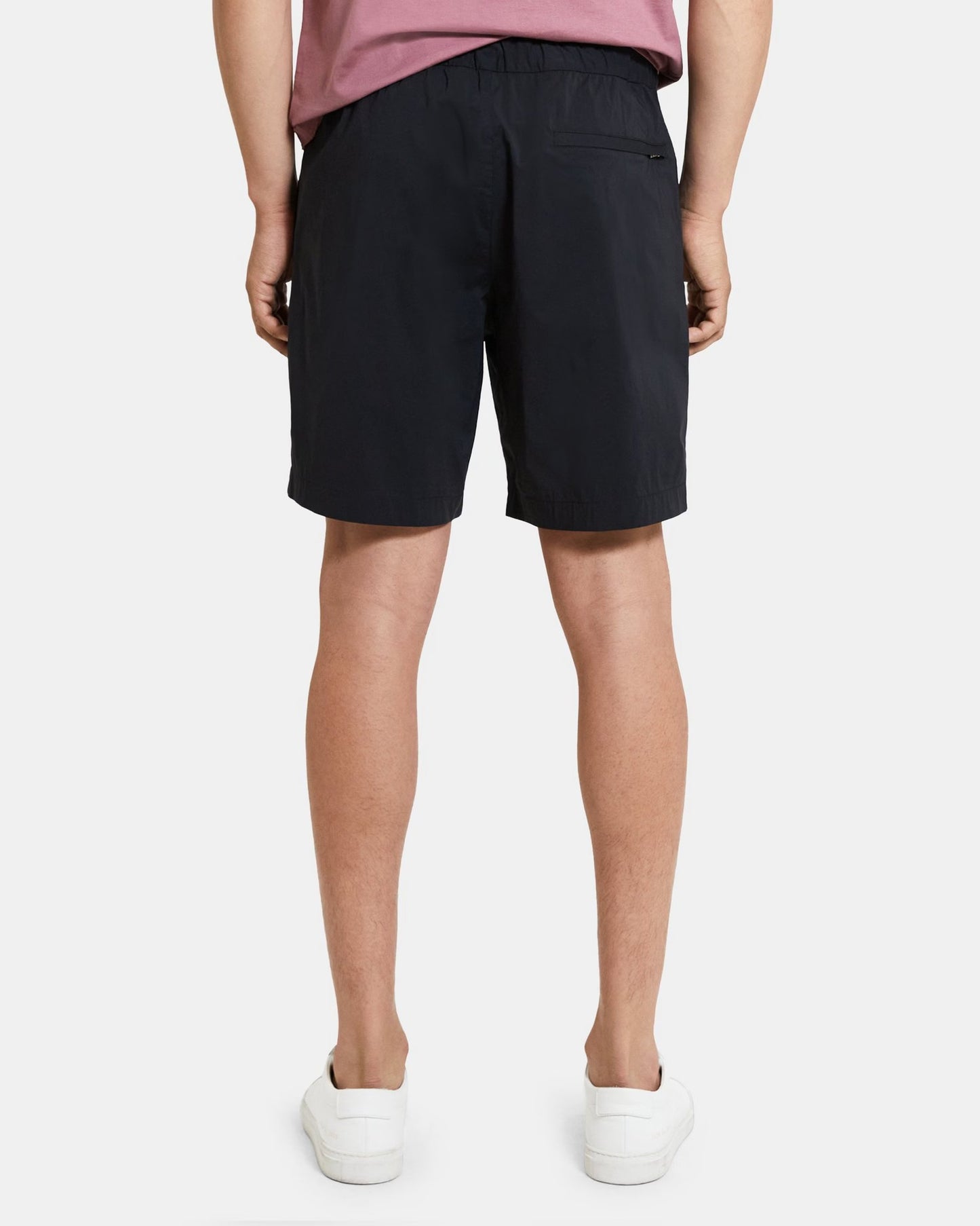 Drawstring Short Recycled Nylon Black - Theory Men