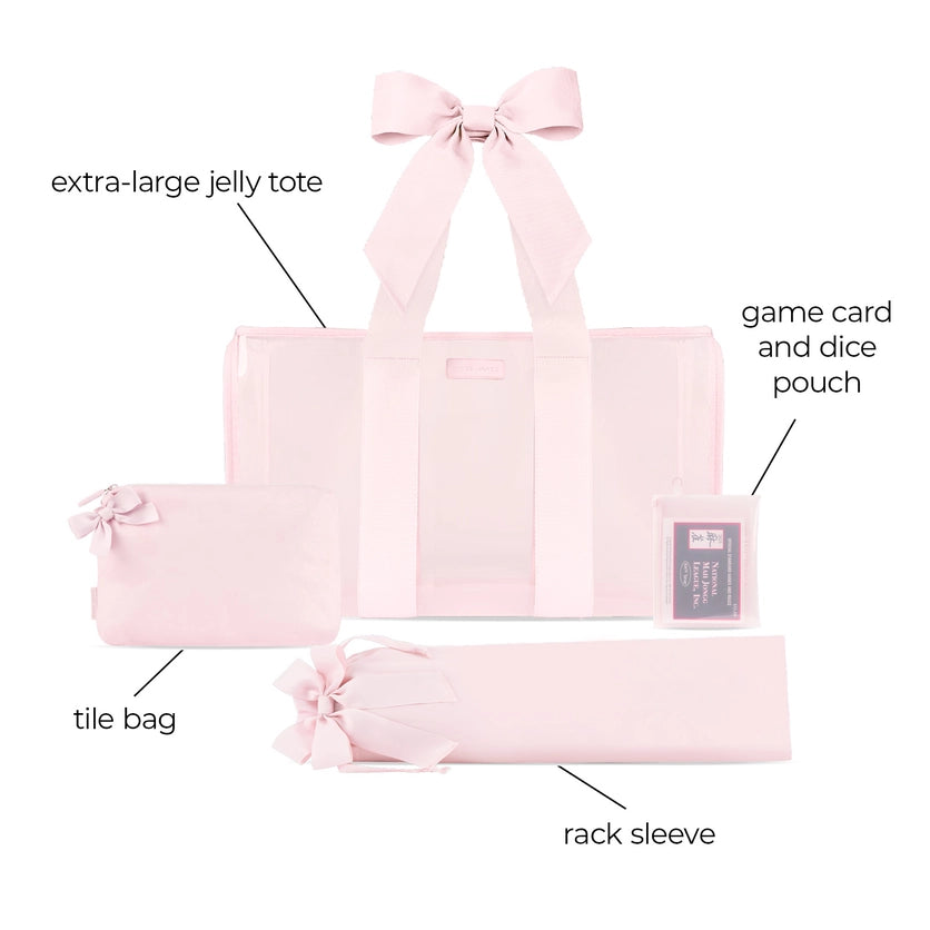 Mahjong Jelly Tote Set Ballet Pink - Case-Mate