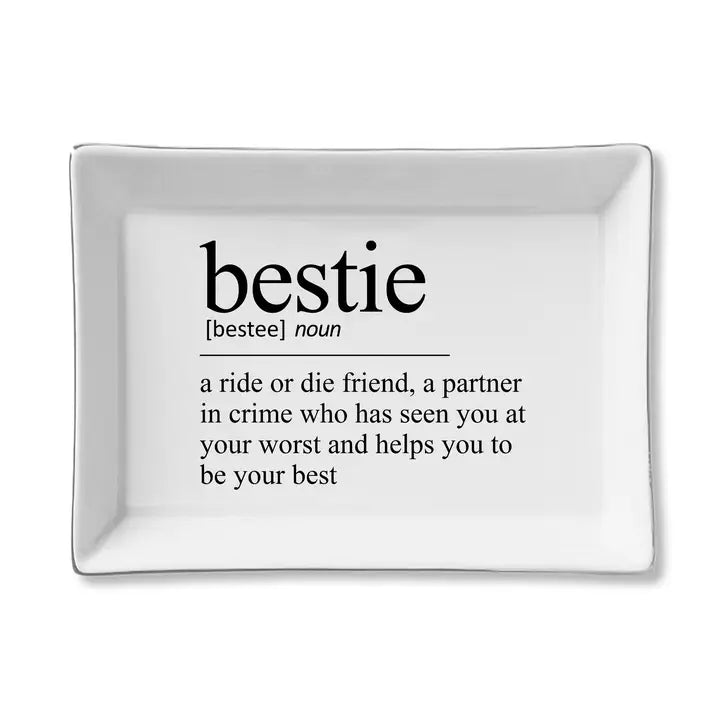 Ceramic Tray Bestie - Toss Designs