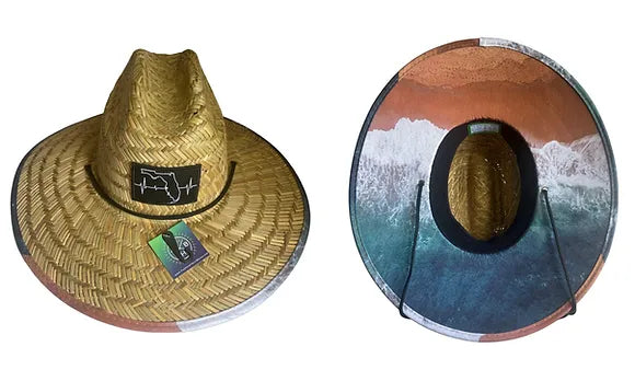 Florida Straw Hat Shoreline - The Heartbeat Brand