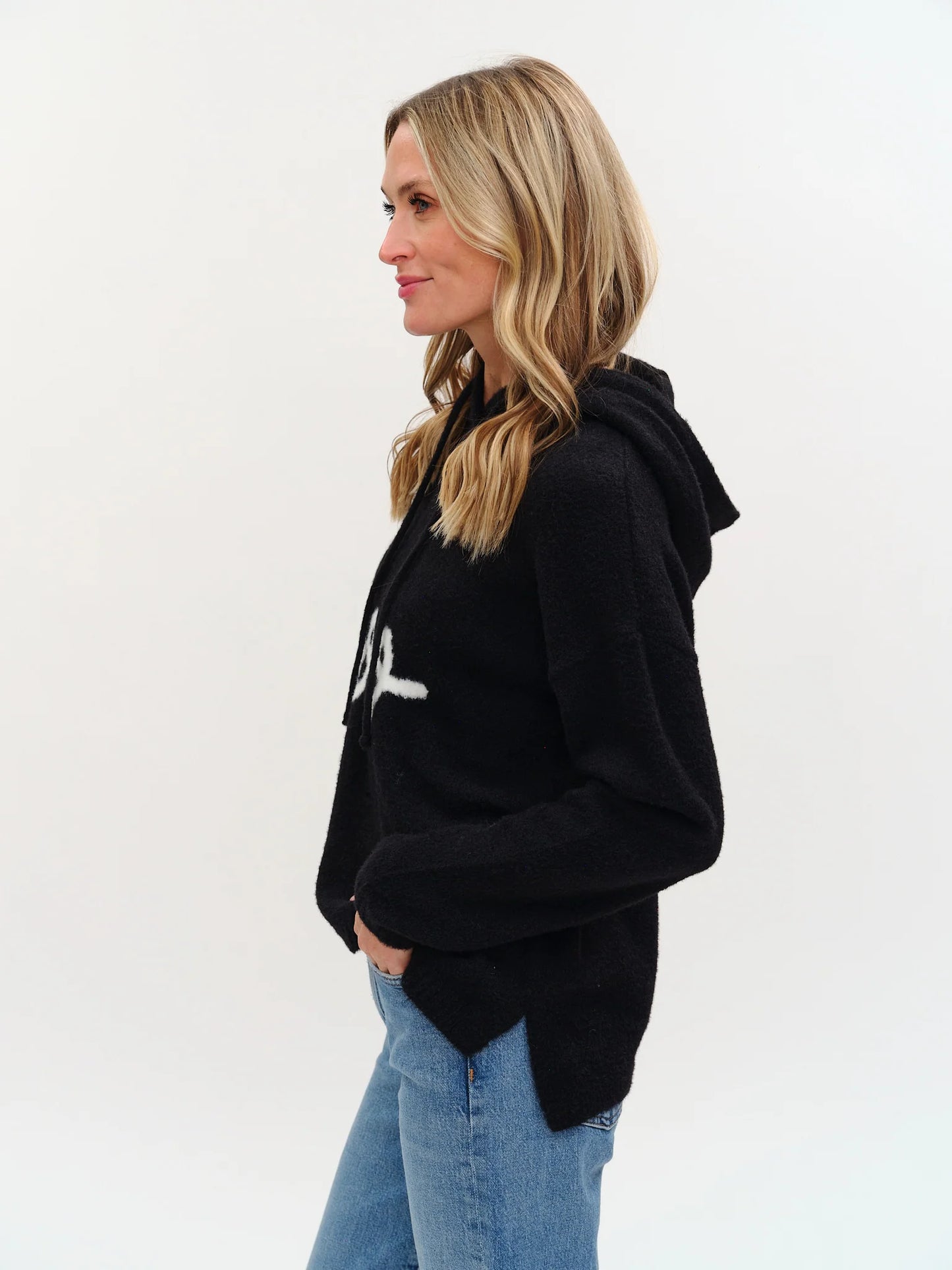 Boo Hoodie Black - Six Fifty Clothing
