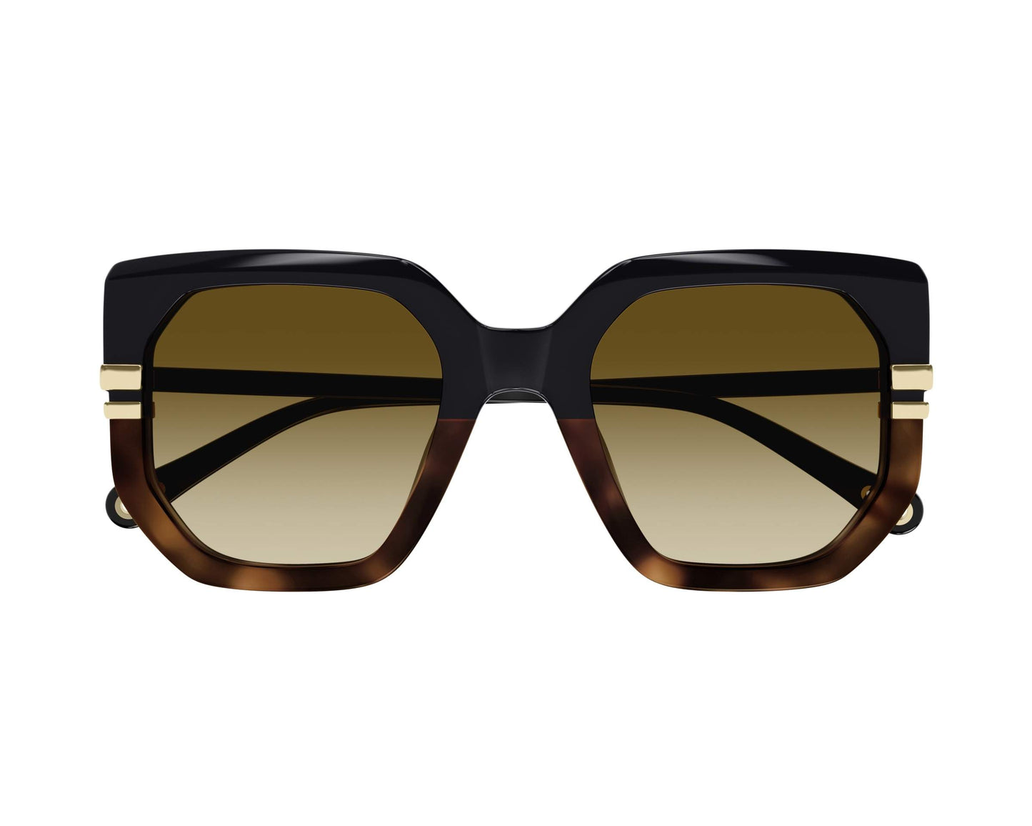 Women's Recycled Acetate Sunglasses Black/Brown - Chloé