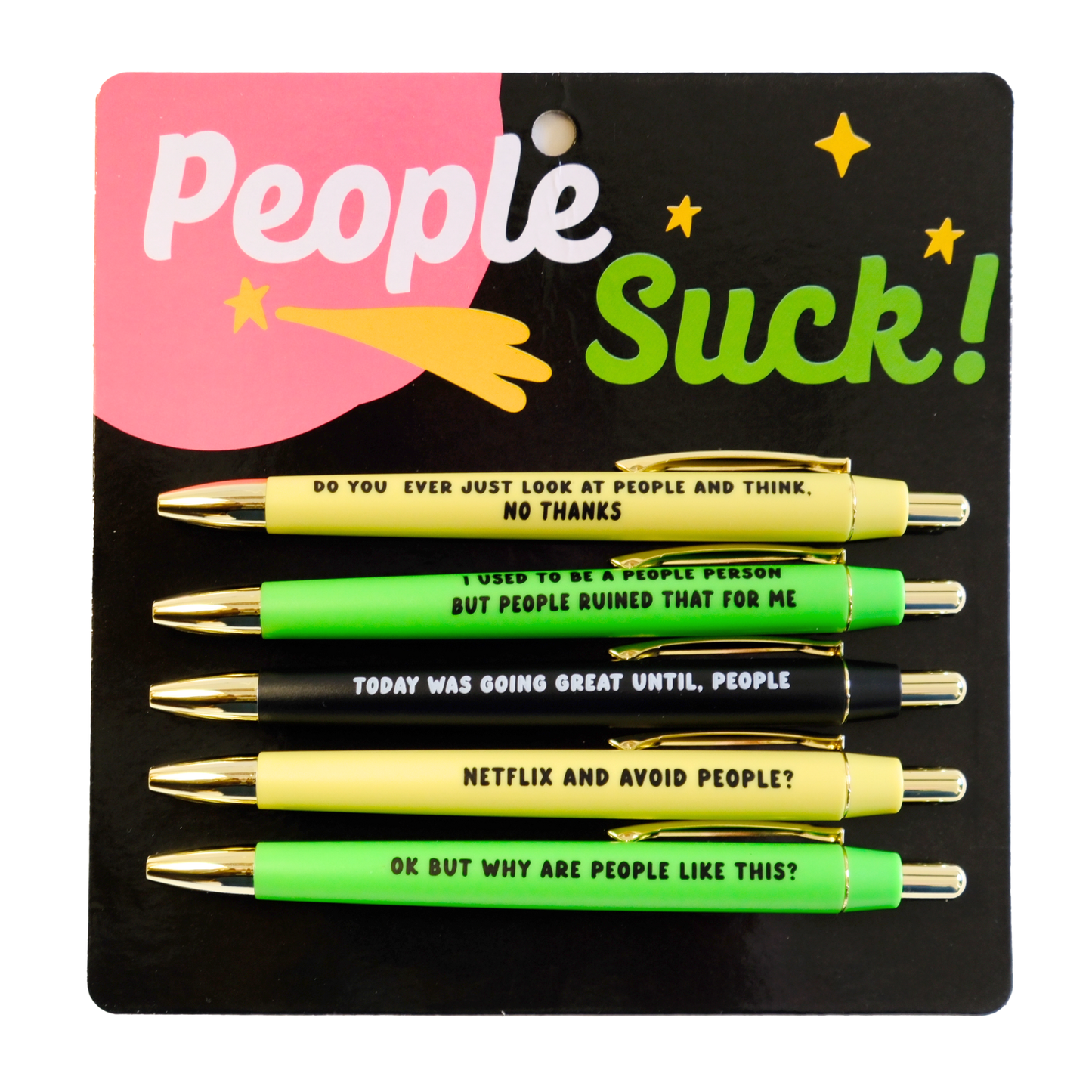 People Suck Pen Set - FUN CLUB