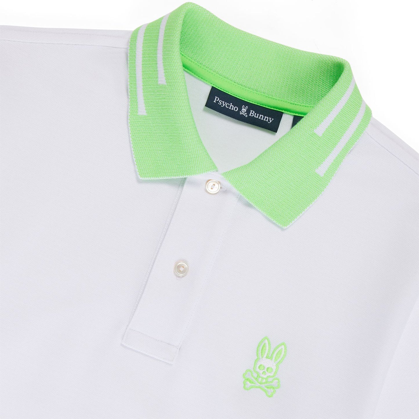 Chester Pique Polo White - Psycho Bunny