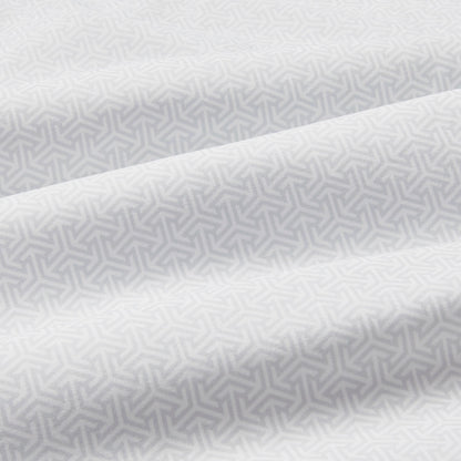 Leeward No Tuck Long Sleeve Dress Shirt White Mosaic Tile - Mizzen + Main