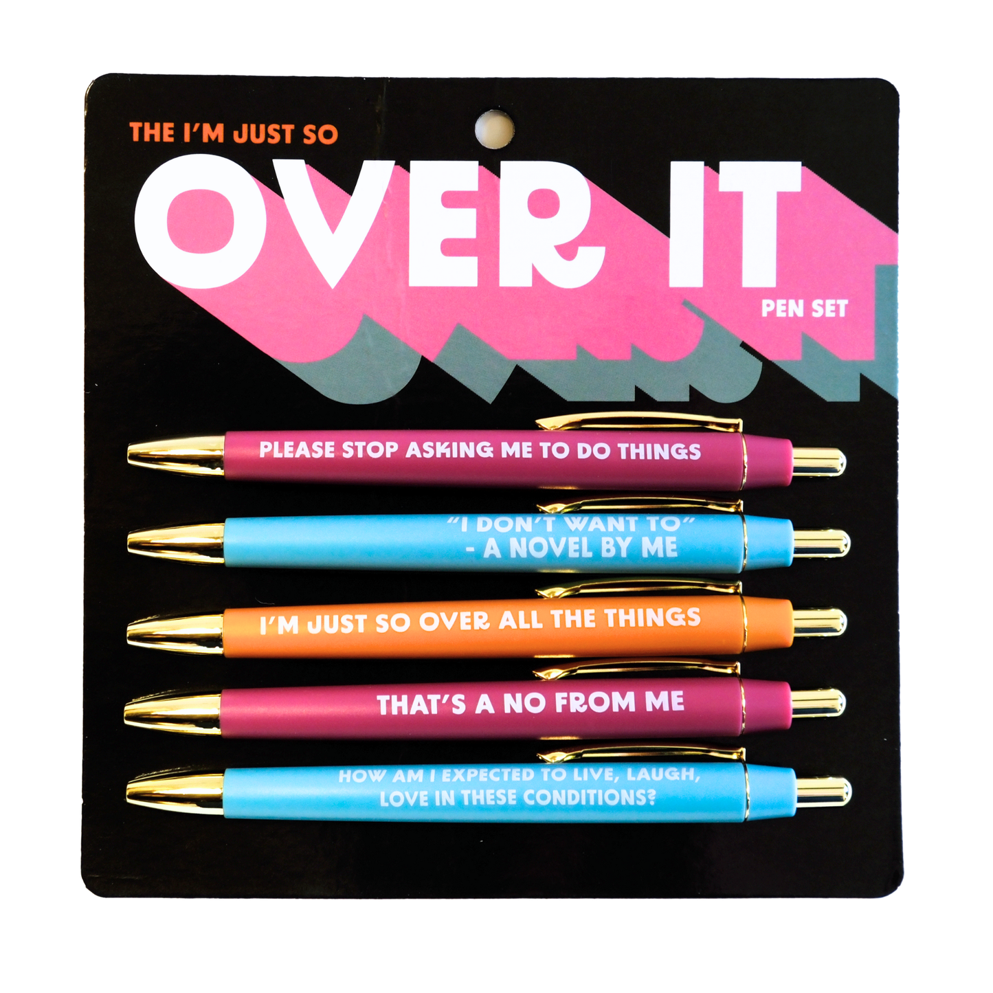 Over It Pen Set - FUN CLUB