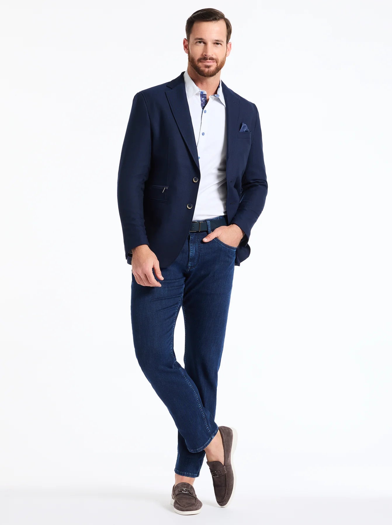 Jetset Blazer Navy - Robert Graham