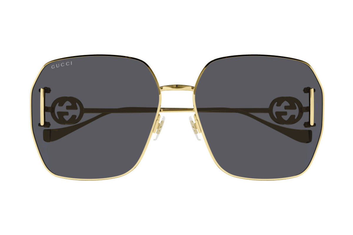 Womens Metal Sunglasses Gold - Gucci