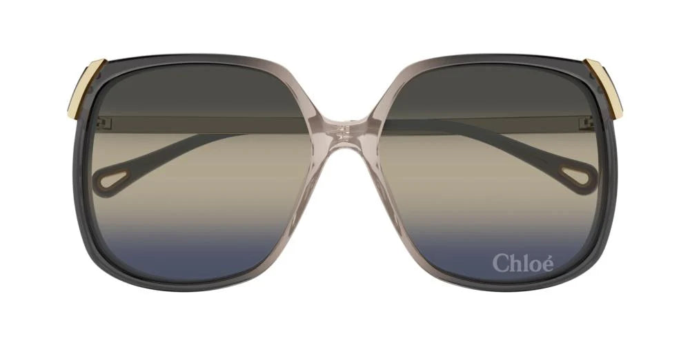 Women's Gradient Square Sunglasses Grey - Chloé