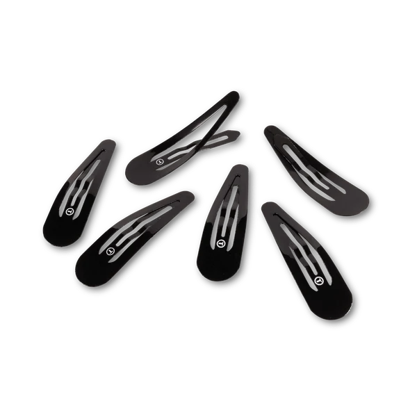 Snap Clip (6ct) Jet Black - TELETIES