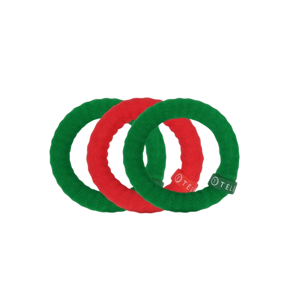 Small Nylon Hair Ties Jolly & Bright - TELETIES