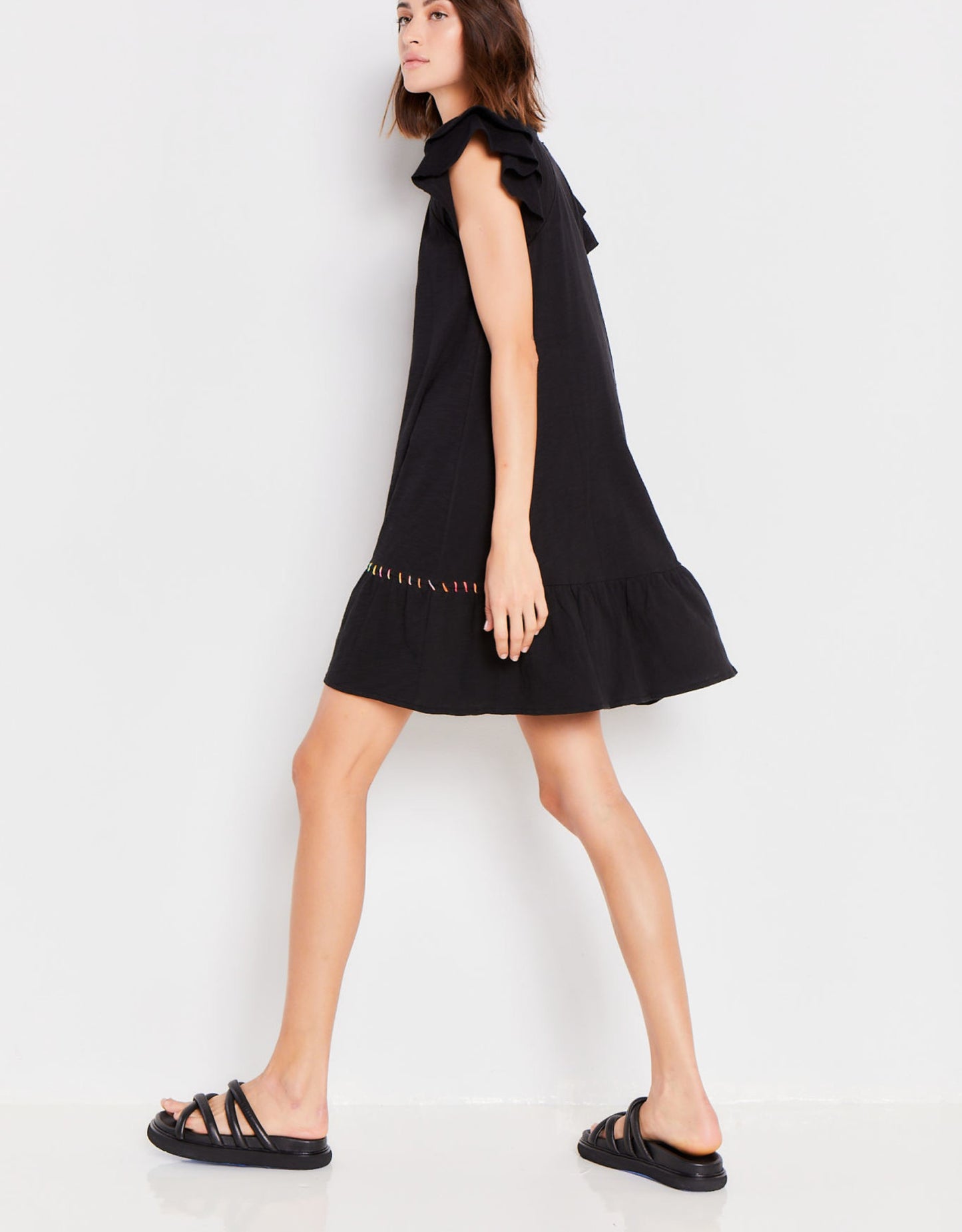 Lisa Todd - Free Frills Dress Black