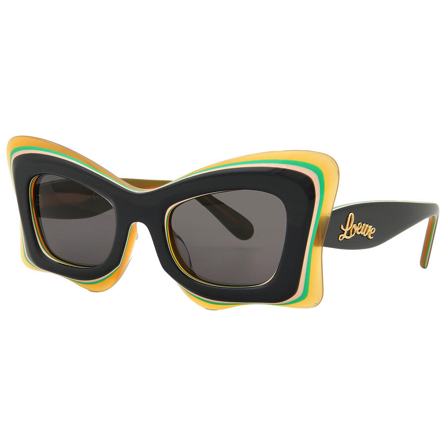 Multilayer Butterfly Sunglasses Grey - Loewe