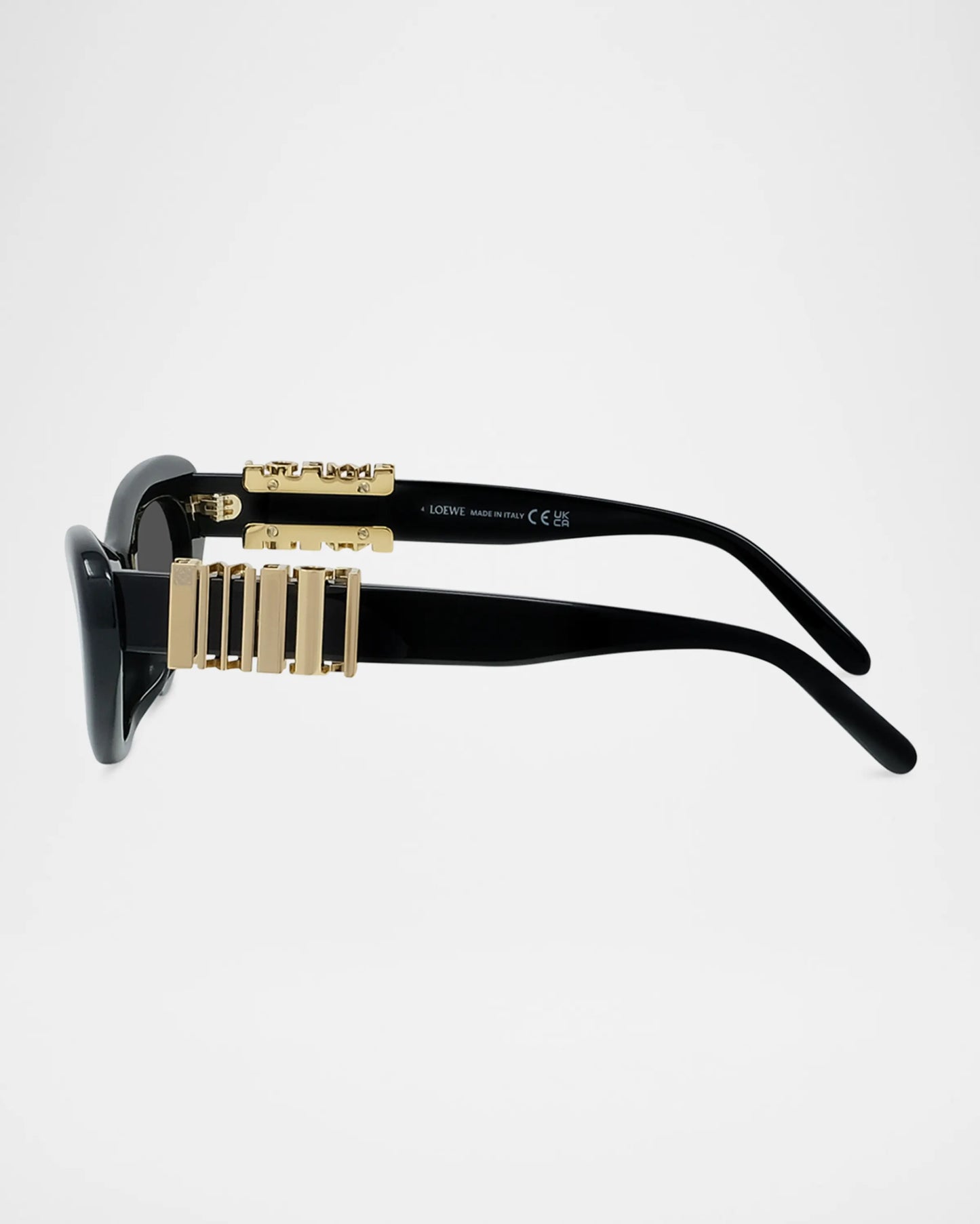 Oval Sunglasses Black - Loewe