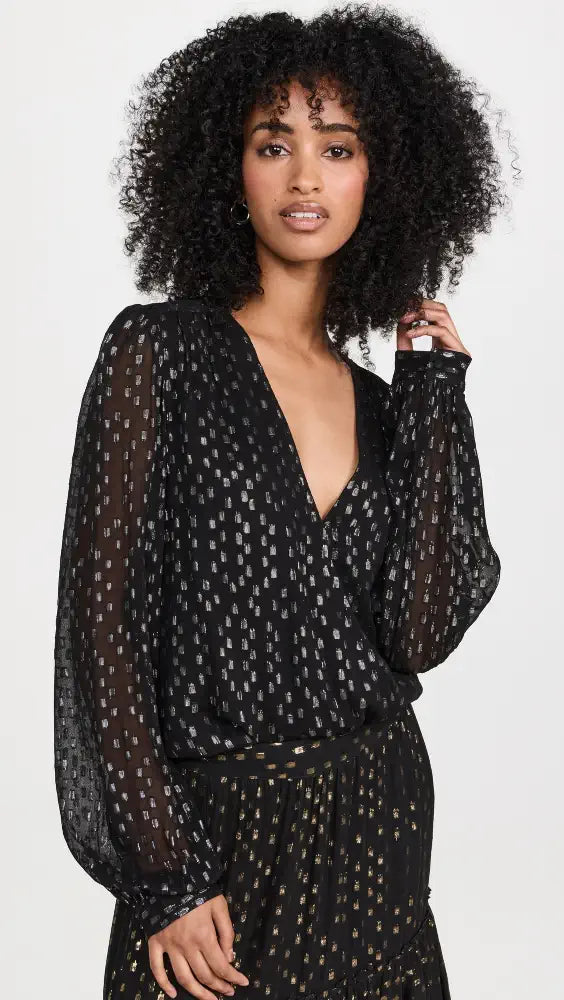 Aria Thong Bodysuit Black - Rococo Sand