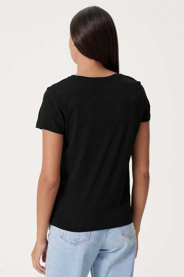 Signature Slub Boy Tee Black - Goldie Lewinter