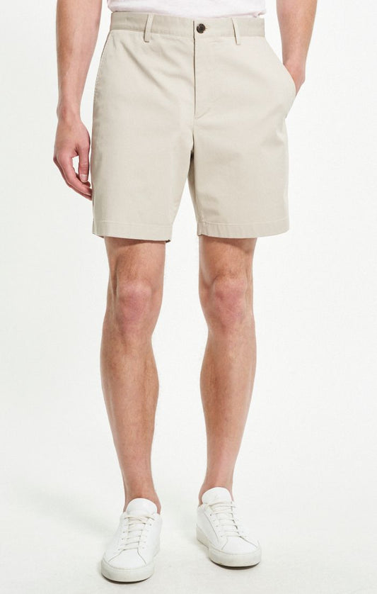 Zaine Short In Stretch Cotton Blend New Sand - Theory Men's