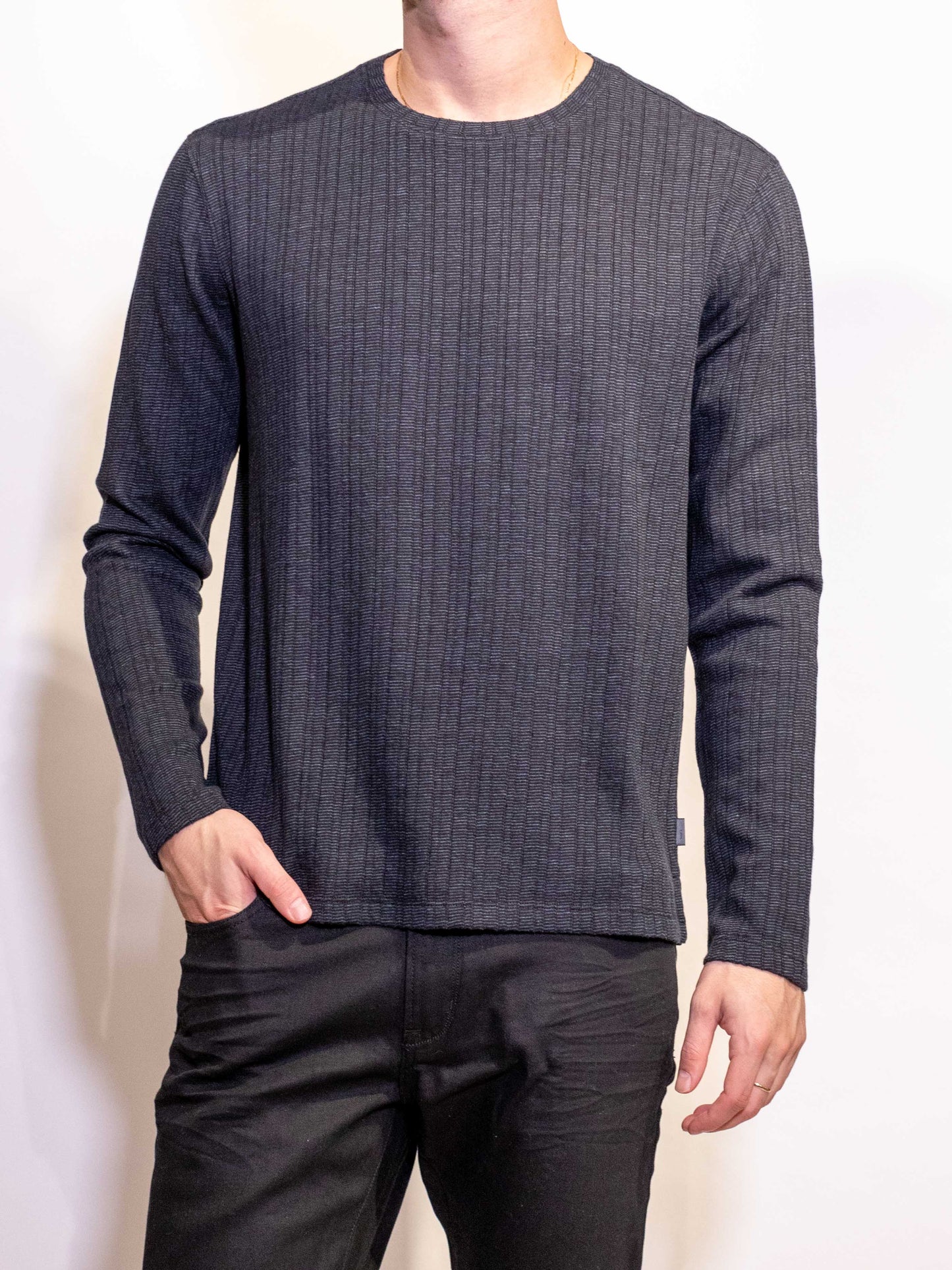 Fern Crew Black - John Varvatos