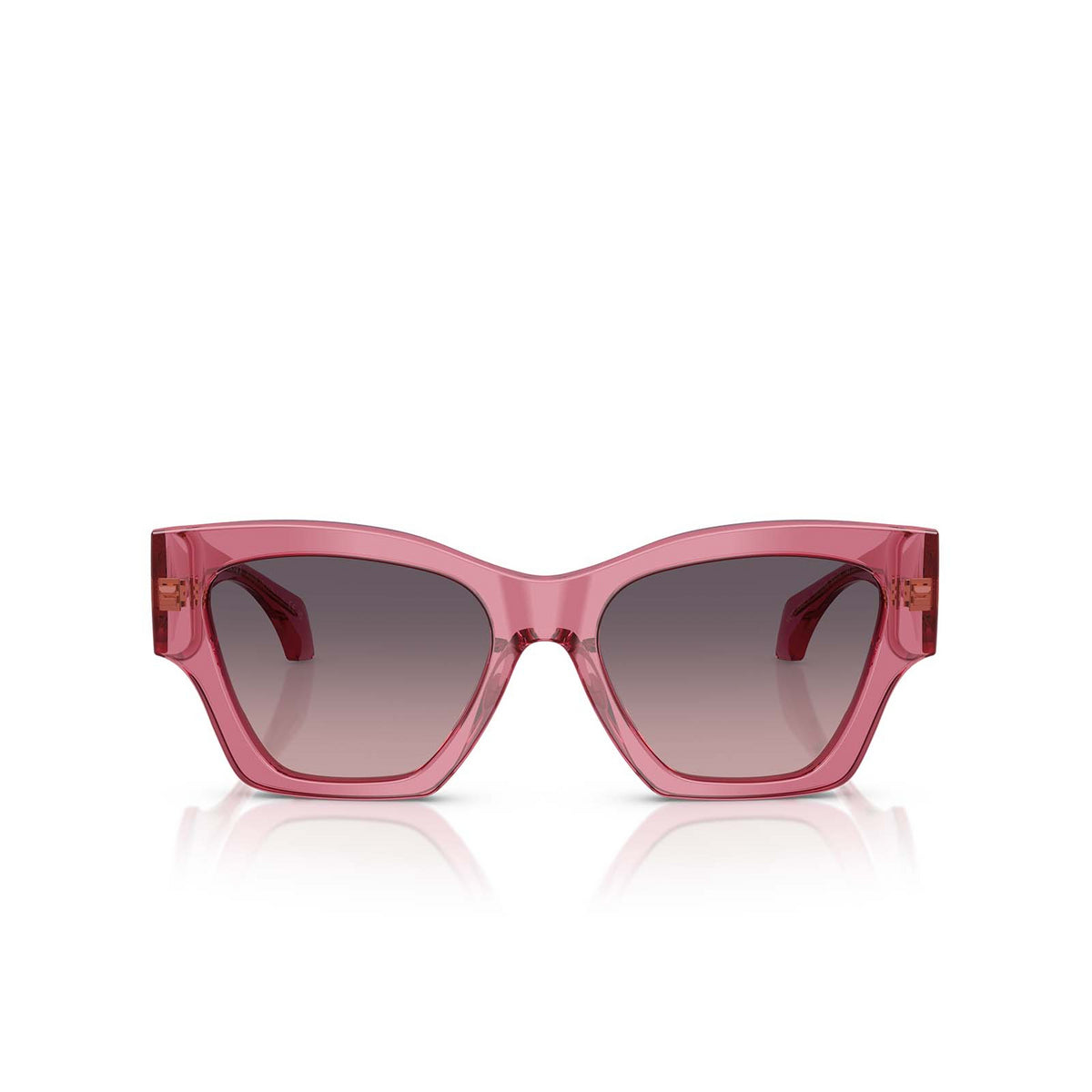 Cat-eye Sunglasses Transparent Pink - Versace