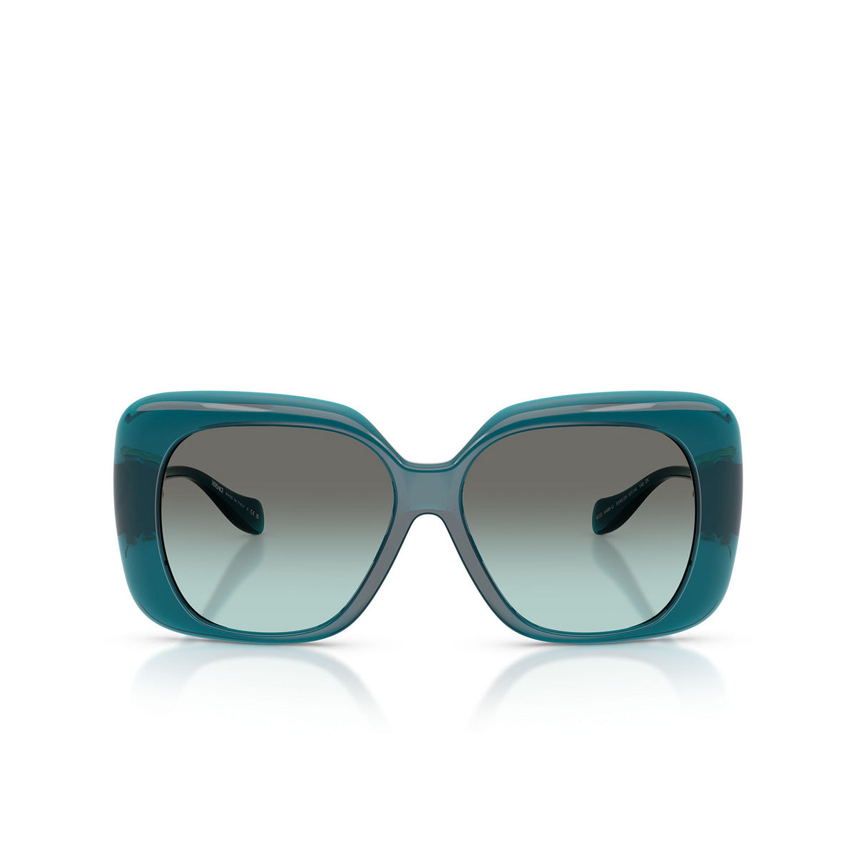 Medusa Square Sunglasses Transparent Blue - Versace