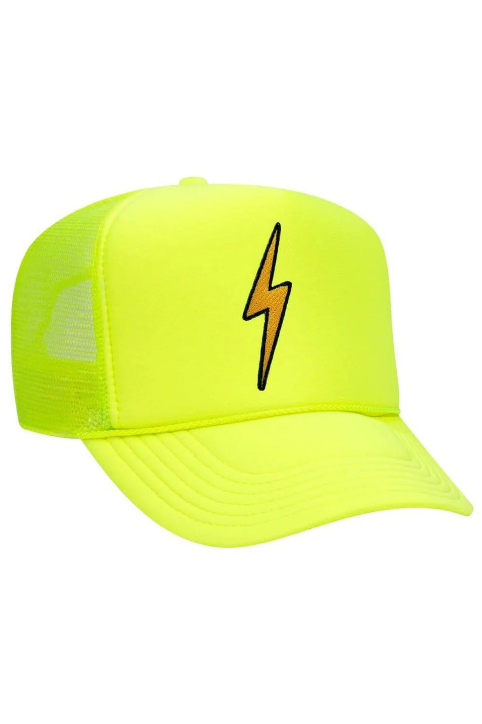 Vintage Bolt Trucker Hat Neon Yellow - Aviator Nation