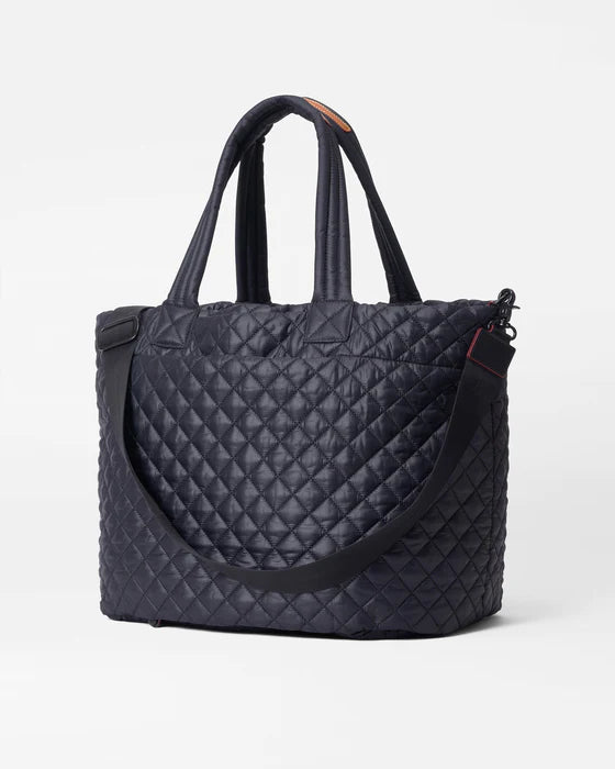 MZ Wallace - Large Metro Tote Deluxe Black Rec