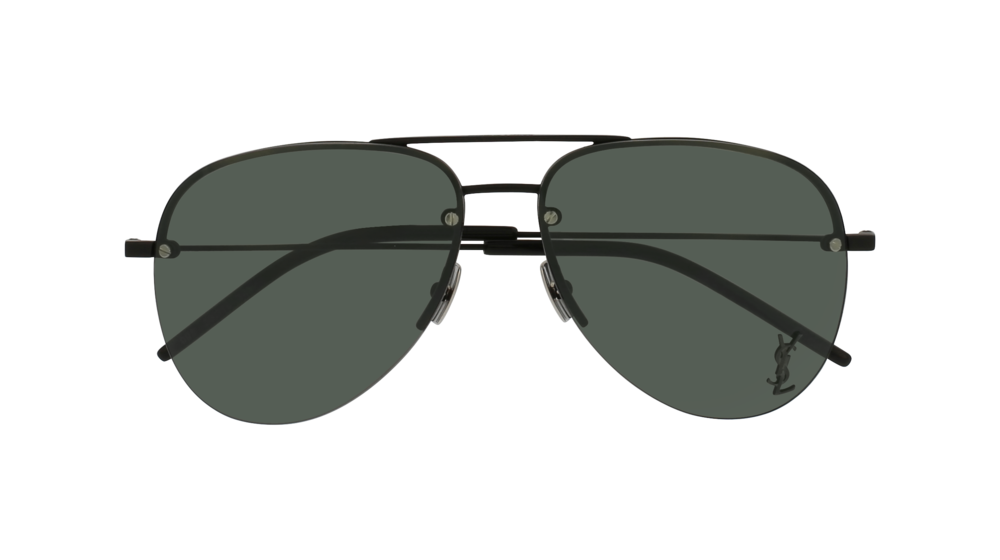 Classic 11 M Black Grey Lens Sunglasses - Saint Laurent