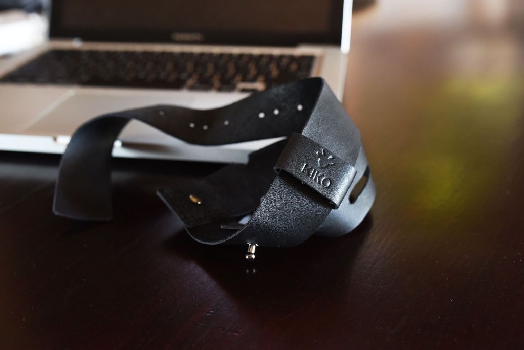 Leather Mac Cord Wrap Black - Kiko