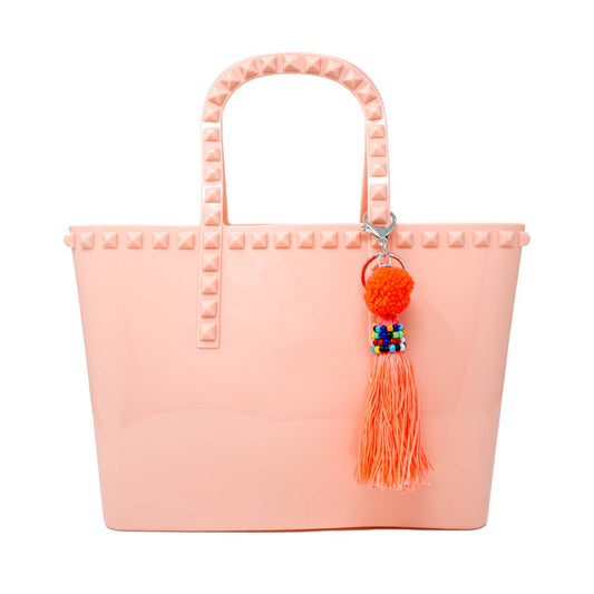 Jumbo Jelly Tote Bag Pink - Tiny Treats