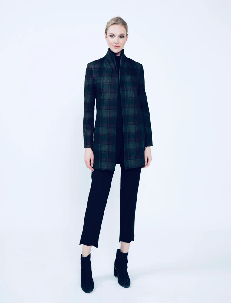 Step Hem Ankle Pants Navy - Estelle and Finn