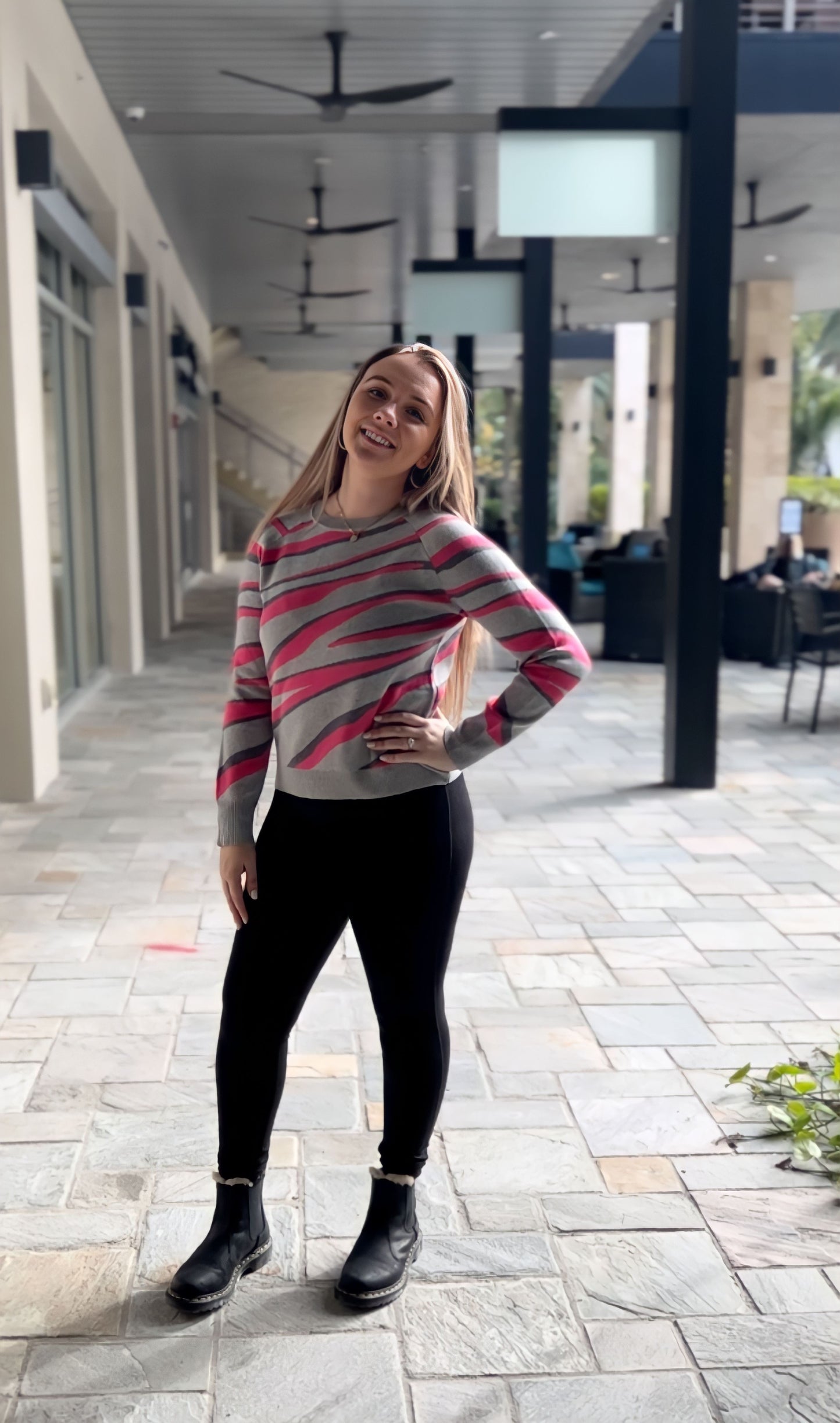 Jackie Z Hannah Mackey Sweater Ash