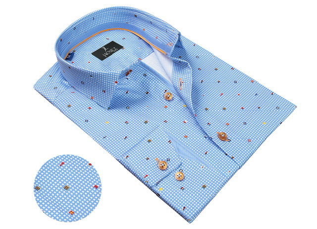 Jackie Z - Men's "The Weston" Long Sleeve Button Up