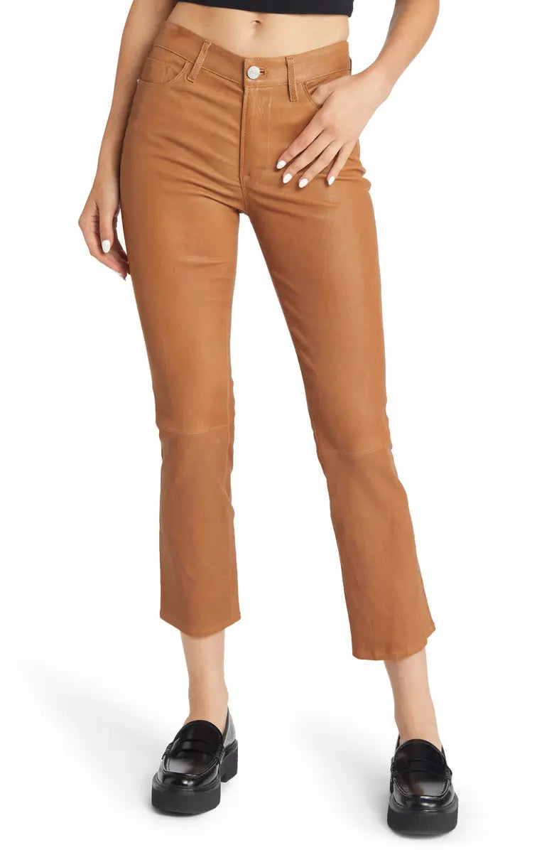 Frame Le High Straight Coated Jeans