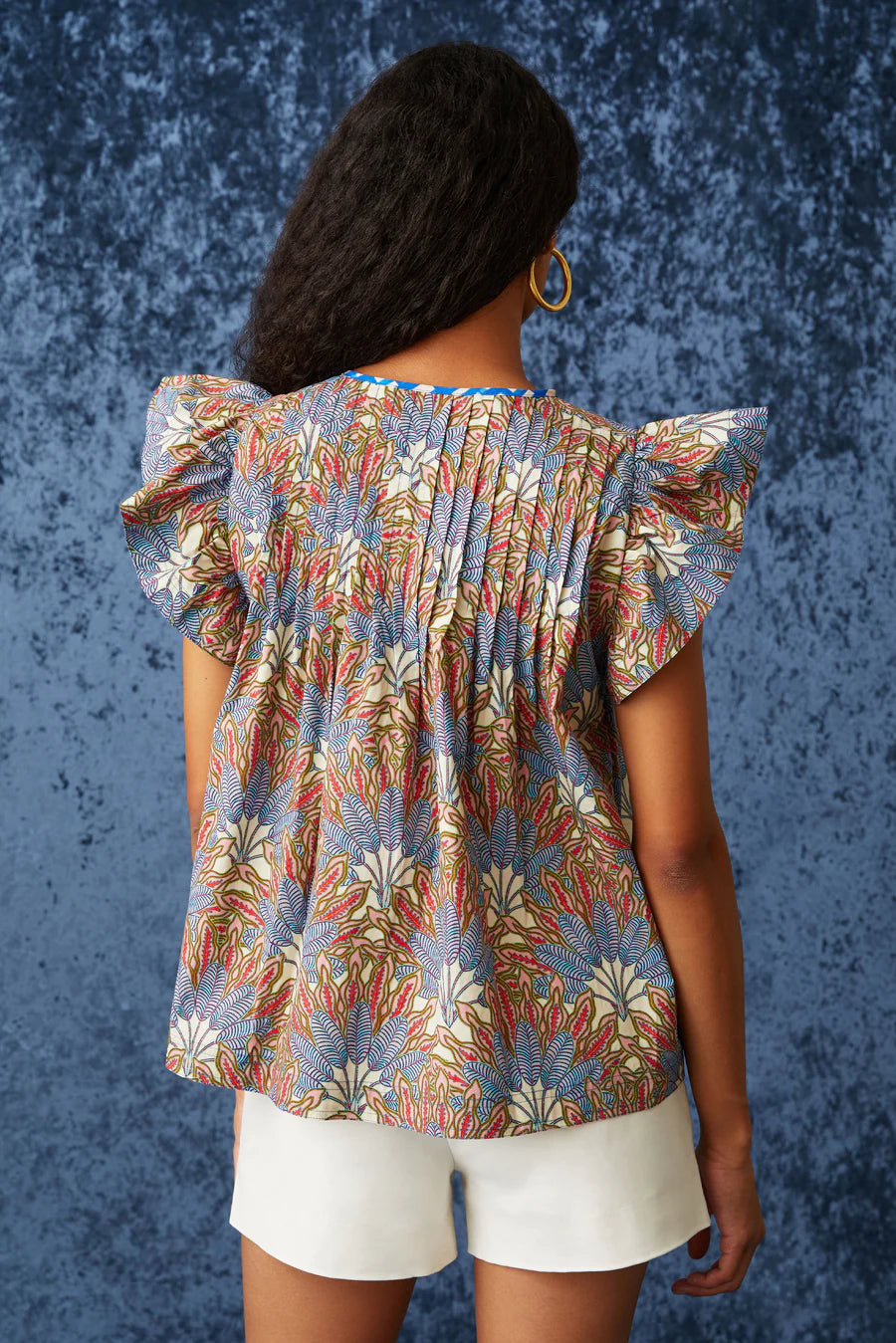 Marie Oliver - Quinn Top Pacific Palm