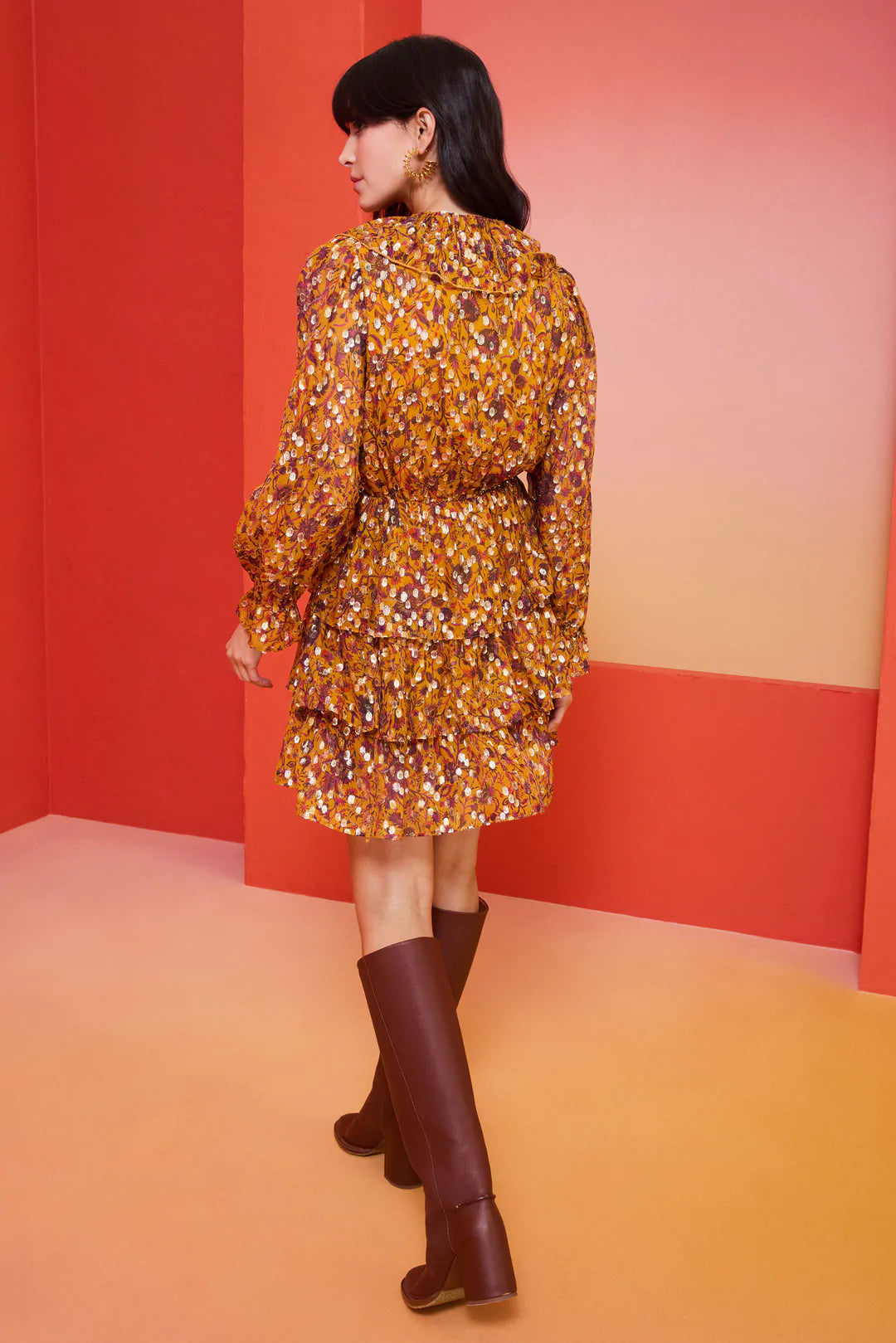 Una Dress Marigold Harvest - Marie Oliver