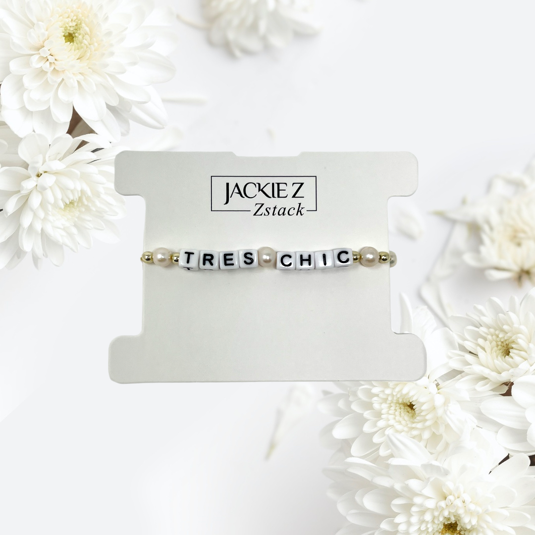 Jackie Zstack - The "Tres Chic" Single Strand Bracelet