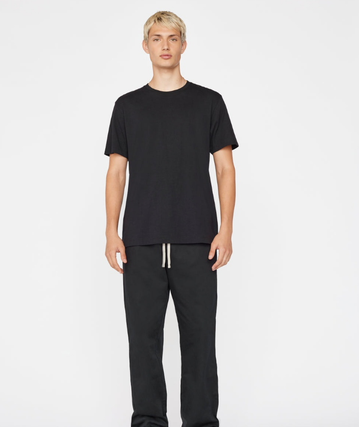 Frame Logo Tee in Noir