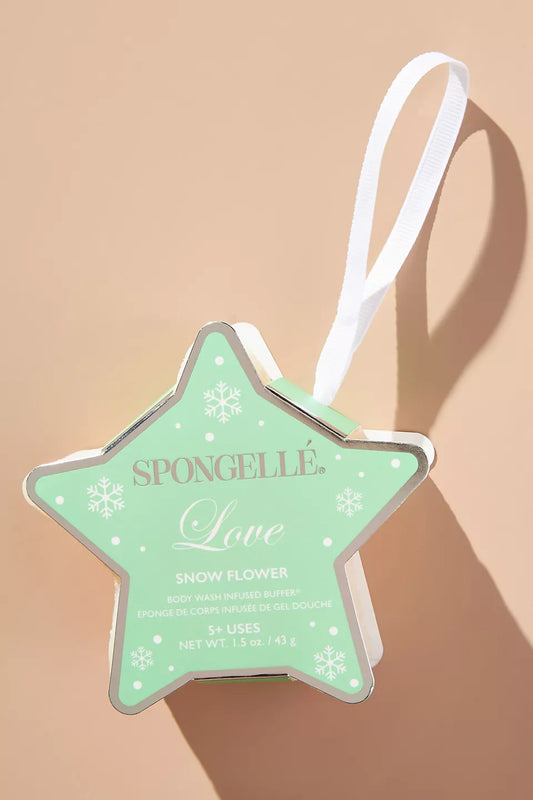 Snow Flower | Holiday Star Ornament - Spongelle